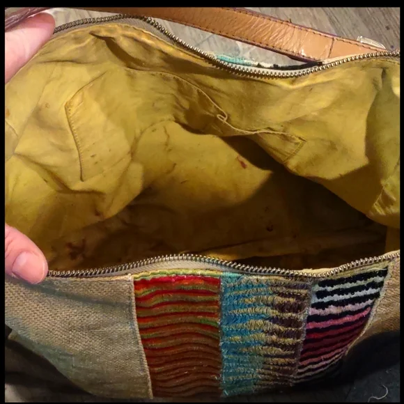 Anthropologie Jasper and Jeera gold and metallic colorful embroidered purse - Picture 10 of 16